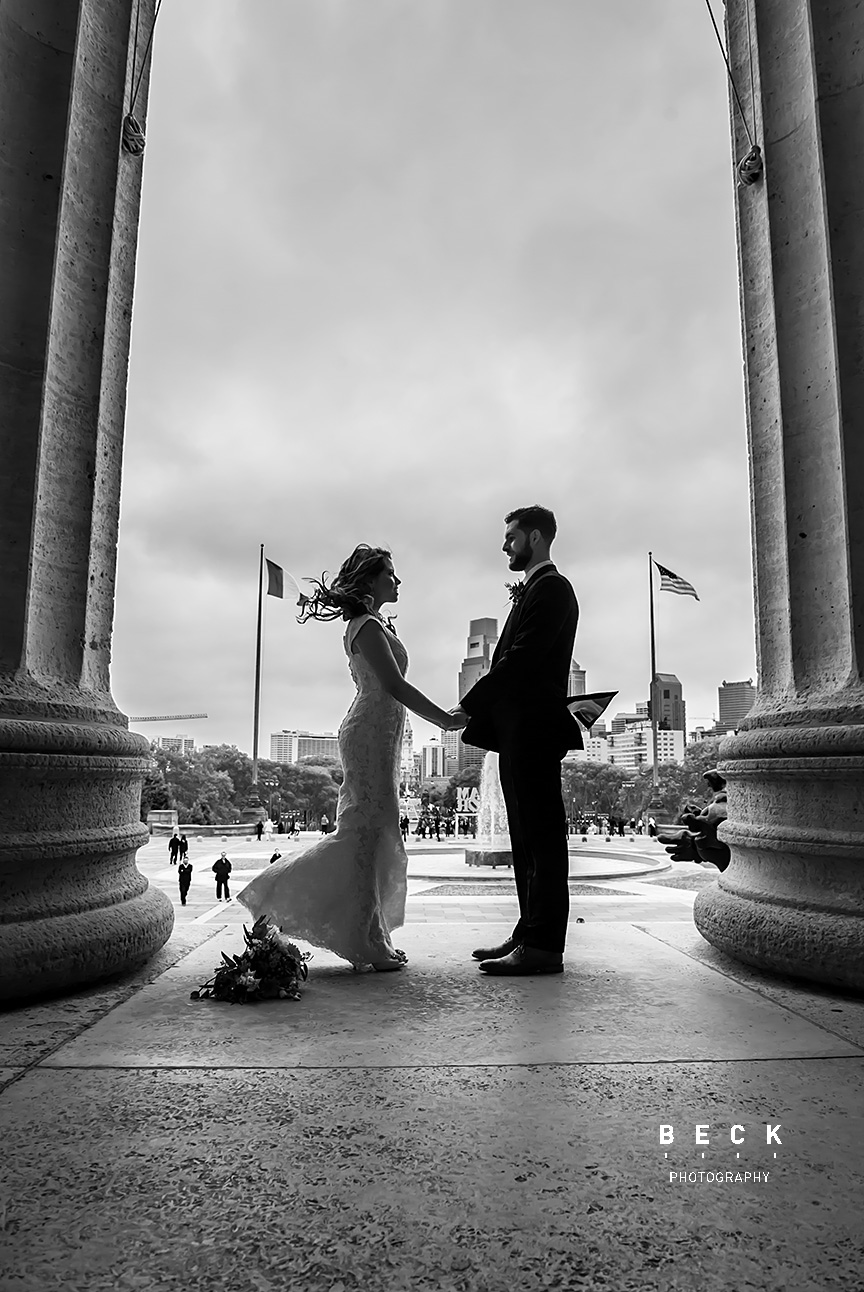 Philadelphia Art Museum wedding photography, Material Culture Wedding, BECK photography, Philadelphia wedding photographer