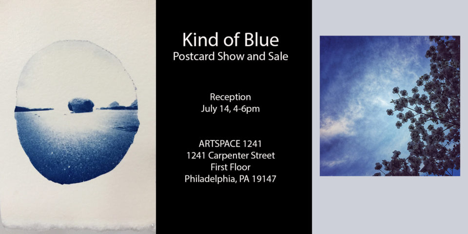 Kind of Blue, Laurie Beck Peterson 1241 Carpenter, ARTSPACE 1241, postcard show