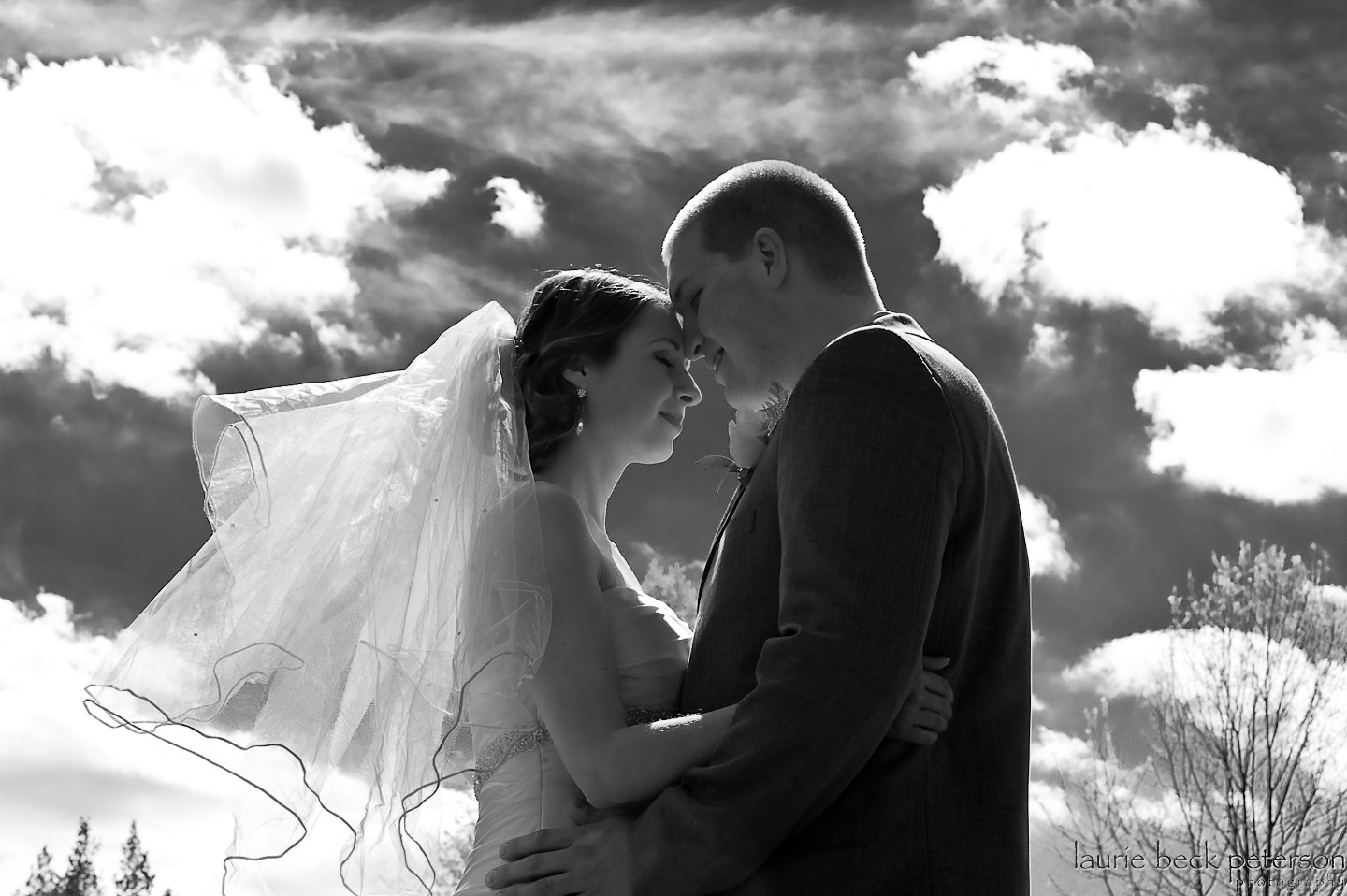 Laurie Beck Peterson, BECK Photography, wedding with a fire truck